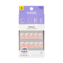 Kiss Core White French Glue-On Nails - Multiple Lengths CF03