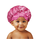 Red Baby Satin Adjustable Bonnet for Curls BH20