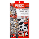 Red All Purpose Salon Nylon Cape SA04