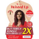 Outre X-Pression Twisted Up Butterly Jungle Box Braid 12''