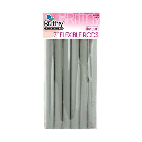 Brittny Flexible Rods 6pcs 11/16" Grey