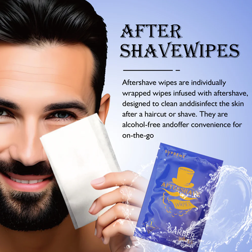 Supreme Trimmer Aftershave Wipes Ocean Scent