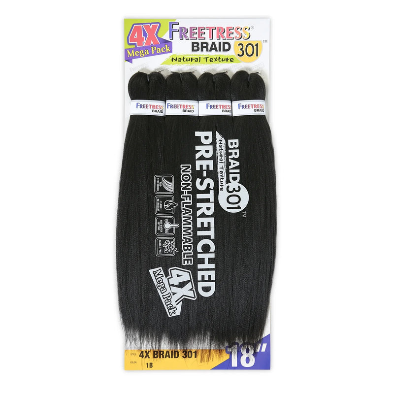 Freetress Pre-Stretched 4X Braid 301 36"