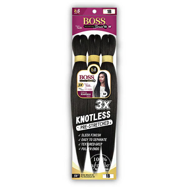 Bobbi Boss Knotless Pre Stretched Braid 3X 54"