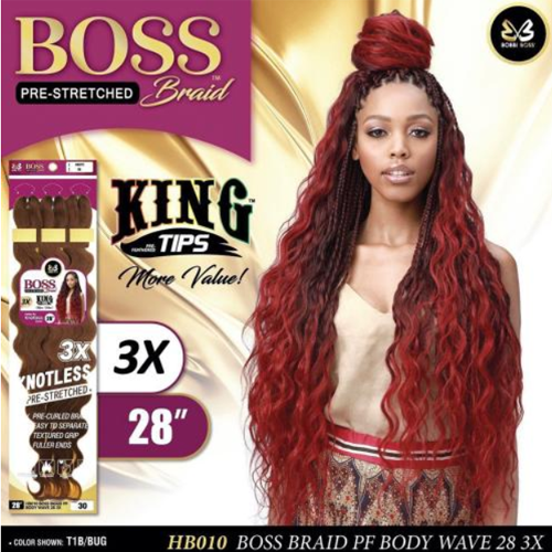 Bobbi Boss Knotless King Tips Body Wave 28" 3X