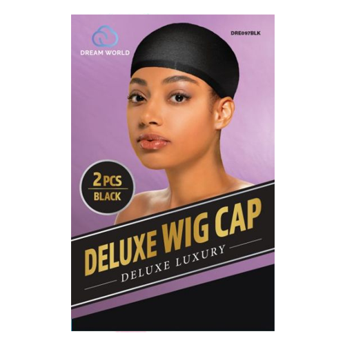Dream World Deluxe Luxury Wig Cap Black