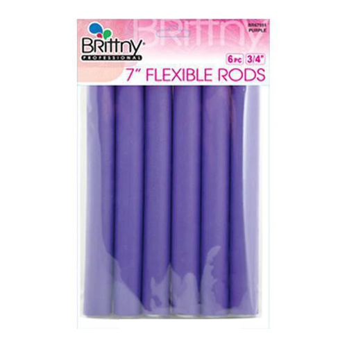 Brittny 7" Flexible Rods 6 pcs 3/4" Purple