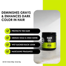 Rolda Hair Gel Black 17.63 oz.