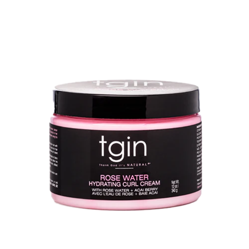 TGIN Rose Water Hydrating Curl Cream 12 oz.
