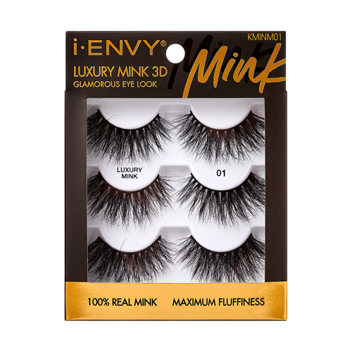 Luxury Mink Strip Lashes Multi Pack - 01 - KMINM01