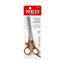 Kiss Red Thinning Hair Shear 7"