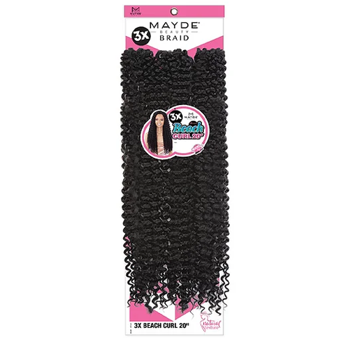 Mayde Beauty Crochet Braids 3X Beach Curl 20"