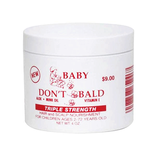 Baby Don't Be Bald Triple Strength Hair & Scalp Nourishment 8 oz.