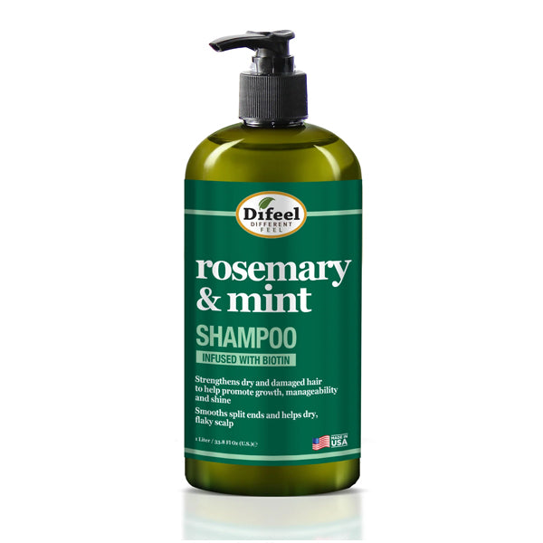 Difeel Rosemary Mint Strengthening Shampoo with Biotin 12 oz