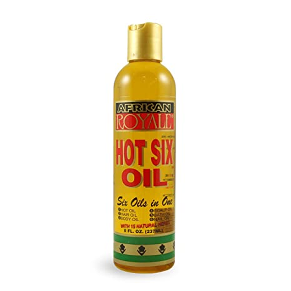 African Royale Hot Six Oil 8 oz.