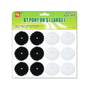 Beauty Town Pony Oh's Large Black & White