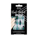 Ardell Nail Green Glitter Chrome