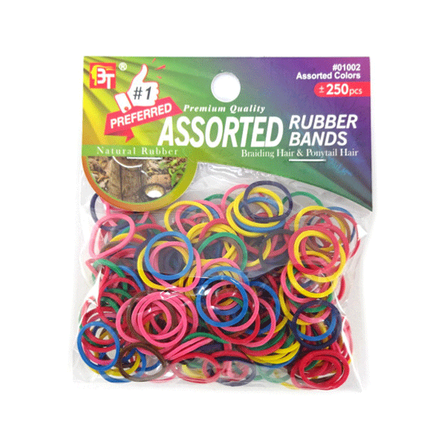 Beauty Town Assorted Rubber Bands