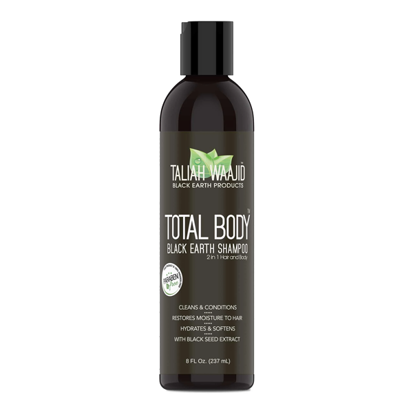 Taliah Waajid Total Body Black Earth Shampoo 8 oz.