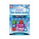 Beauty Town Braid Jewelry Filigree Tube 8MM Assorted