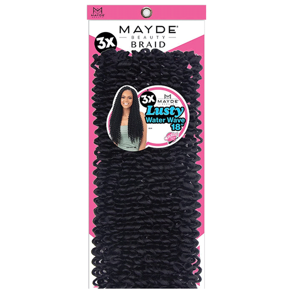 Mayde Beauty Crochet Braid 3X Lusty Water Wave 18"