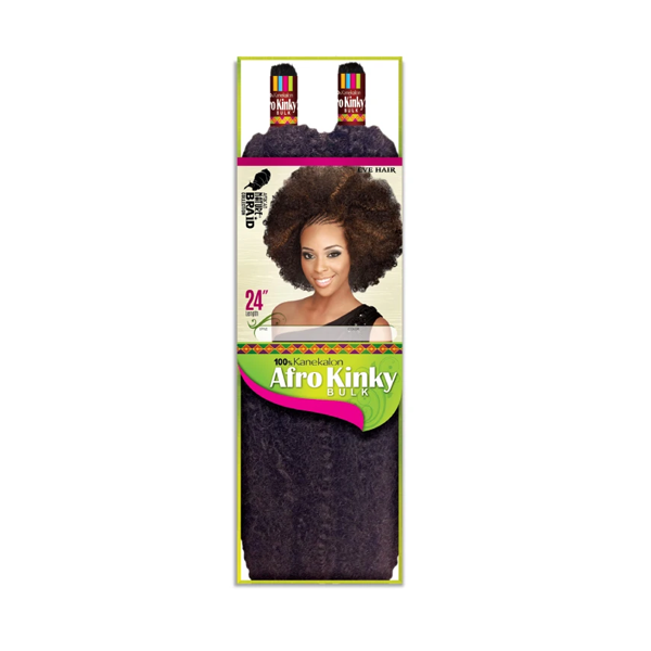 Eve Hair Afro Kinky Bulk - 100% Remy Human Hair