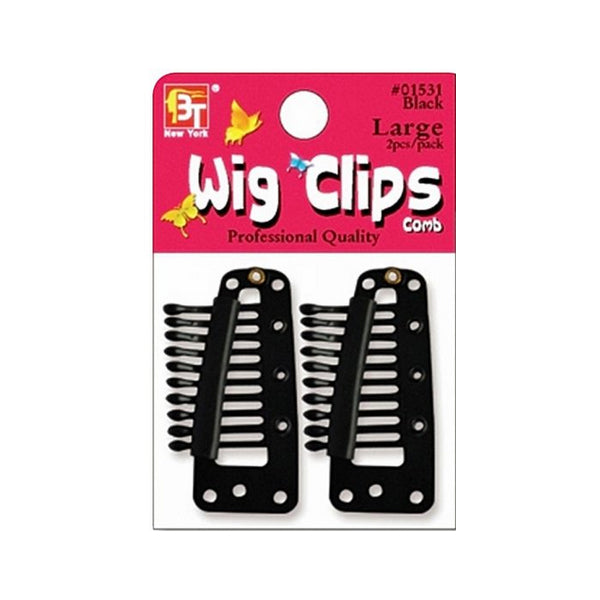 Beauty Town Wig Clips Large Black