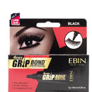 EBIN Grip Bond Eyelash Adhesive Black - Tube - 7g.