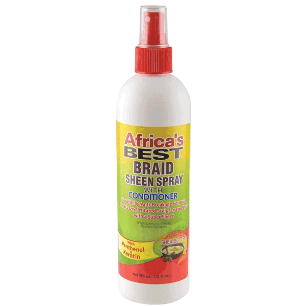 Africa's Best Braid Sheen Spray 12 oz.