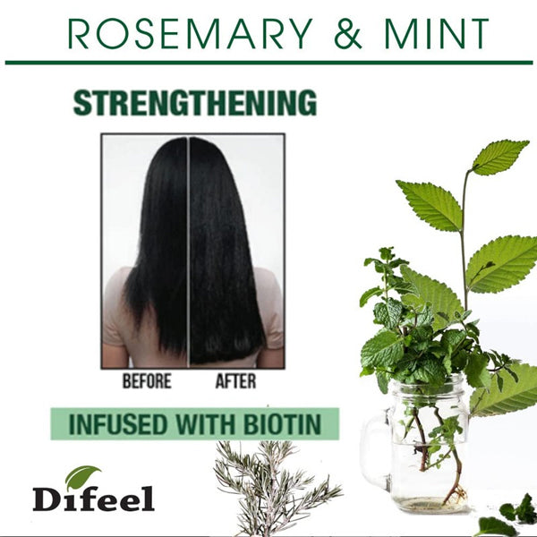 Difeel Rosemary and Mint Strengthening Hair Mask with Biotin