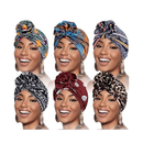 Beauty Town Velvet Flower Bonnet Turban