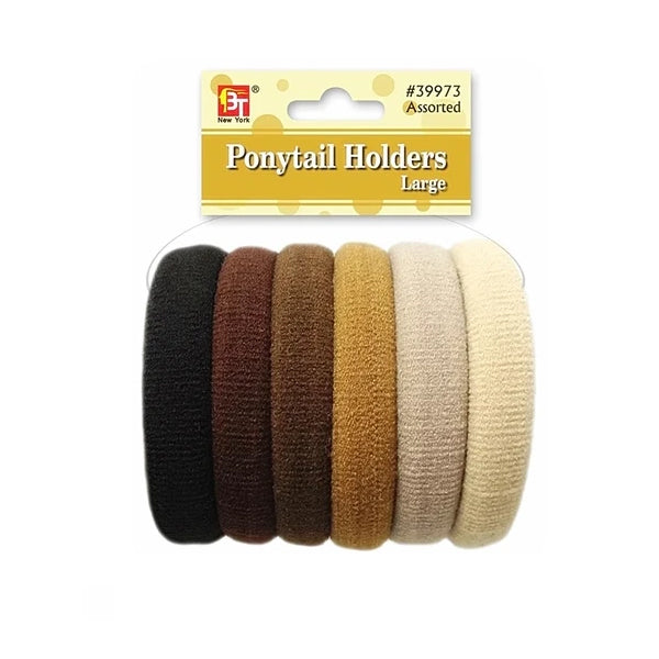 Beauty Town Ponytail Holders Large Assorted