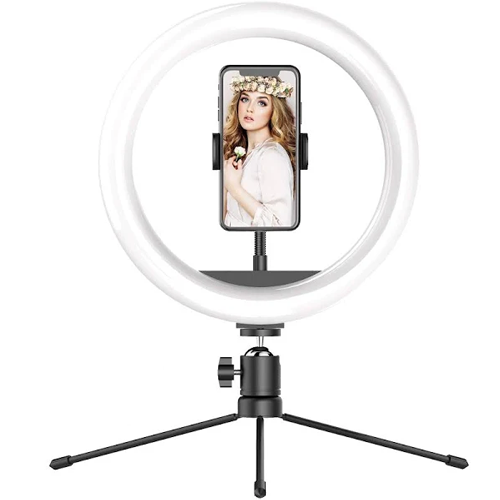 J2 Ring Light LED 10" Desktop Edition - With Tripod Stand