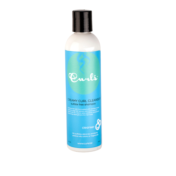 Curls Creamy Curl Cleanser Sulfate Free Shampoo 8 oz.