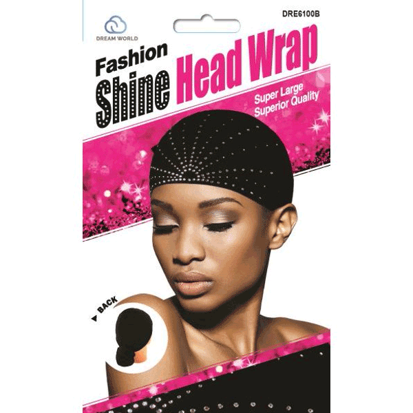Dream W-Shine Head Wrap Black