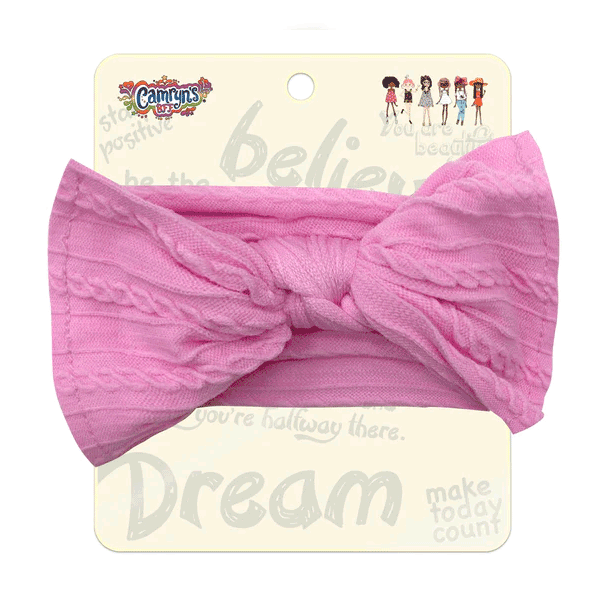 Firstline Camryn's BFF® Knotted Bow Headband Pink 861