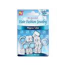 Beauty Town Charm Filigree Tube Silver