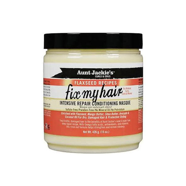 Aunt Jackie's Fix My Hair Intensive Repair Conditioning Masque 15 oz.