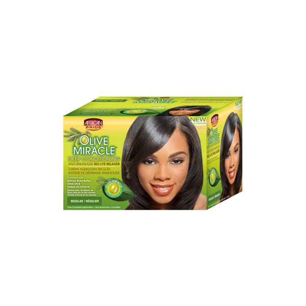 African Pride Olive Miracle No-Lye Relaxer Regular