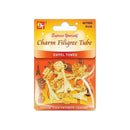 Beauty Town Charm Filigree Tube Eiffel Tower Silver