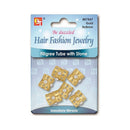 Beauty Town Braid Jewelry With Stone Gold