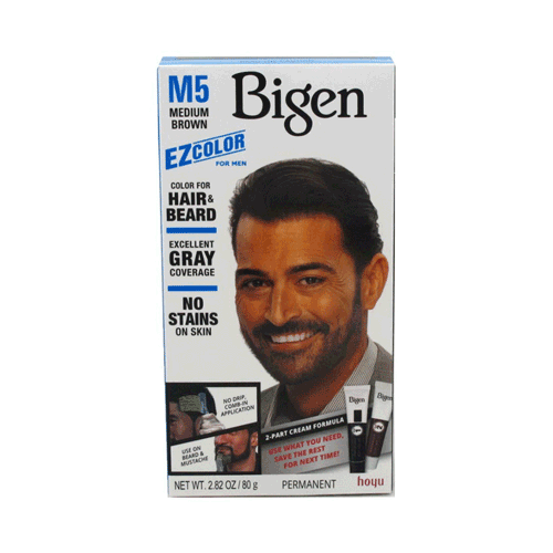 Bigen EZ Color Kit for Men Medium Brown