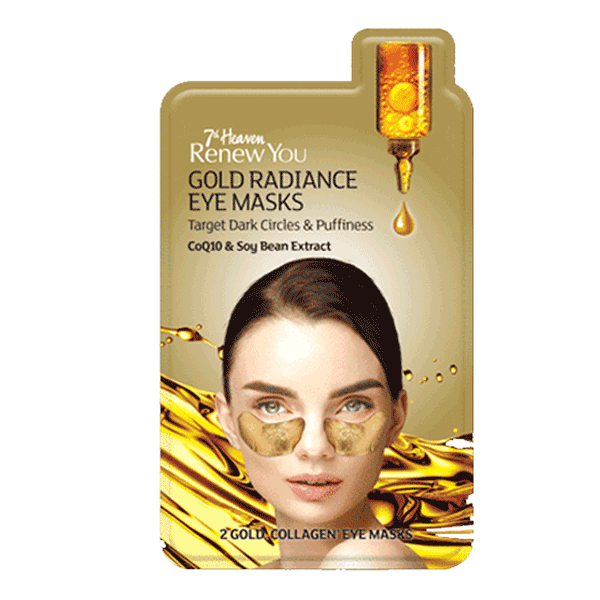 7th Heaven Renew 24K Gold Radiance Eye Mask  0.3 oz.