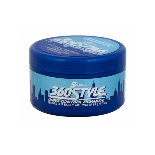 S-Curl 360 Style Wave Control Pomade 3 oz