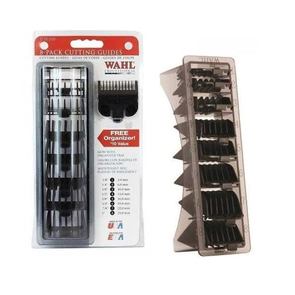 Wahl 8 Pack Cutting Guides Black