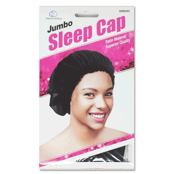 Dream Women's Jumbo Sleep Cap Black