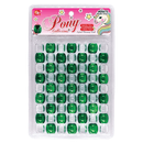 Beauty Town Pearl Jumbo 15/9mm Round Beads Value Pack Matalic Green