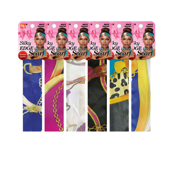 Beauty Town Silky Edge Scarf Assorted