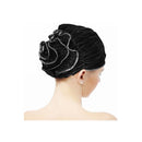 Beauty Town Thick & Shiny Flower Cap Black