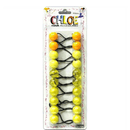 Chloe Yellow Ponytail Holders